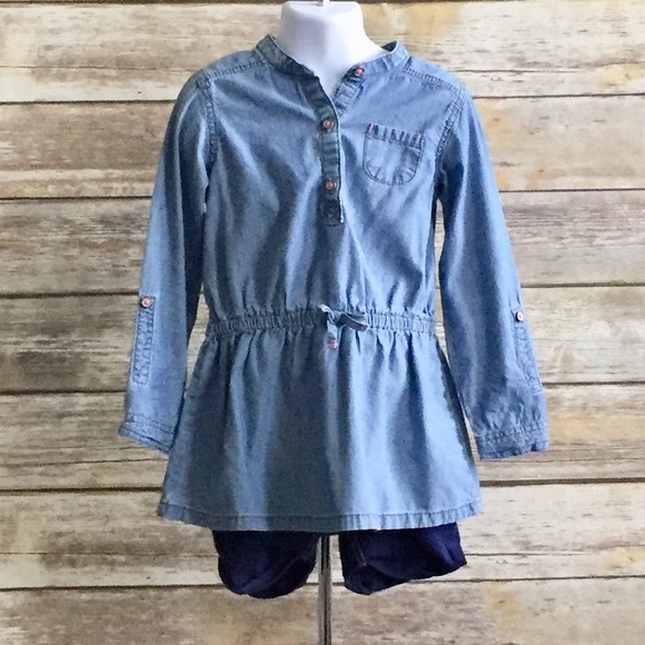 Carter's Other - Carters Denim/Pink Shirt/Tunic